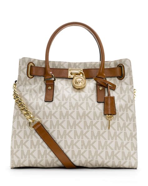 michael kors large hamilton signature tote|michael kors nouveau hamilton large.